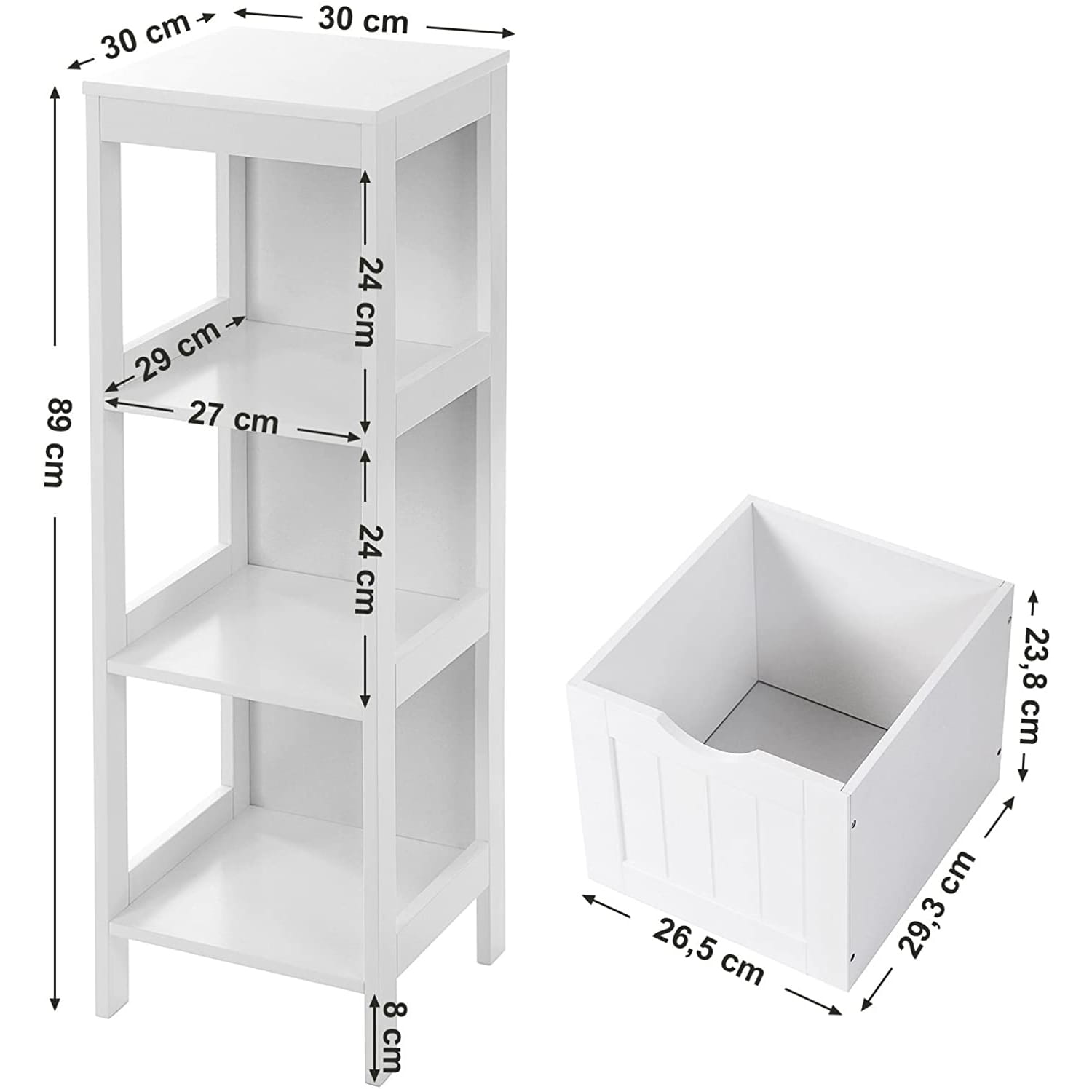 Badezimmerschrank - BBC42WT