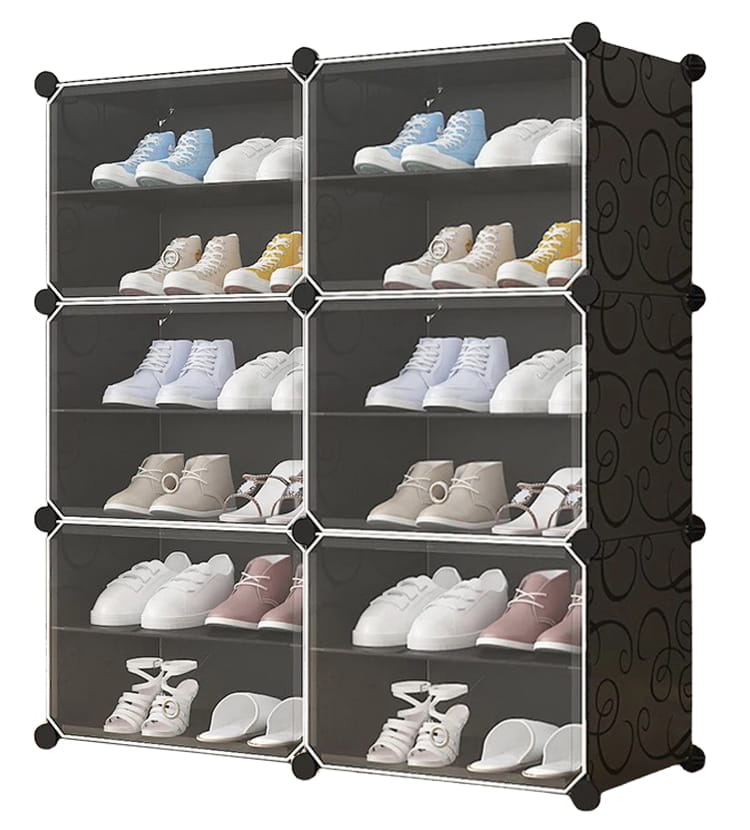 Modularer Schrank für Schuhe 12 Level