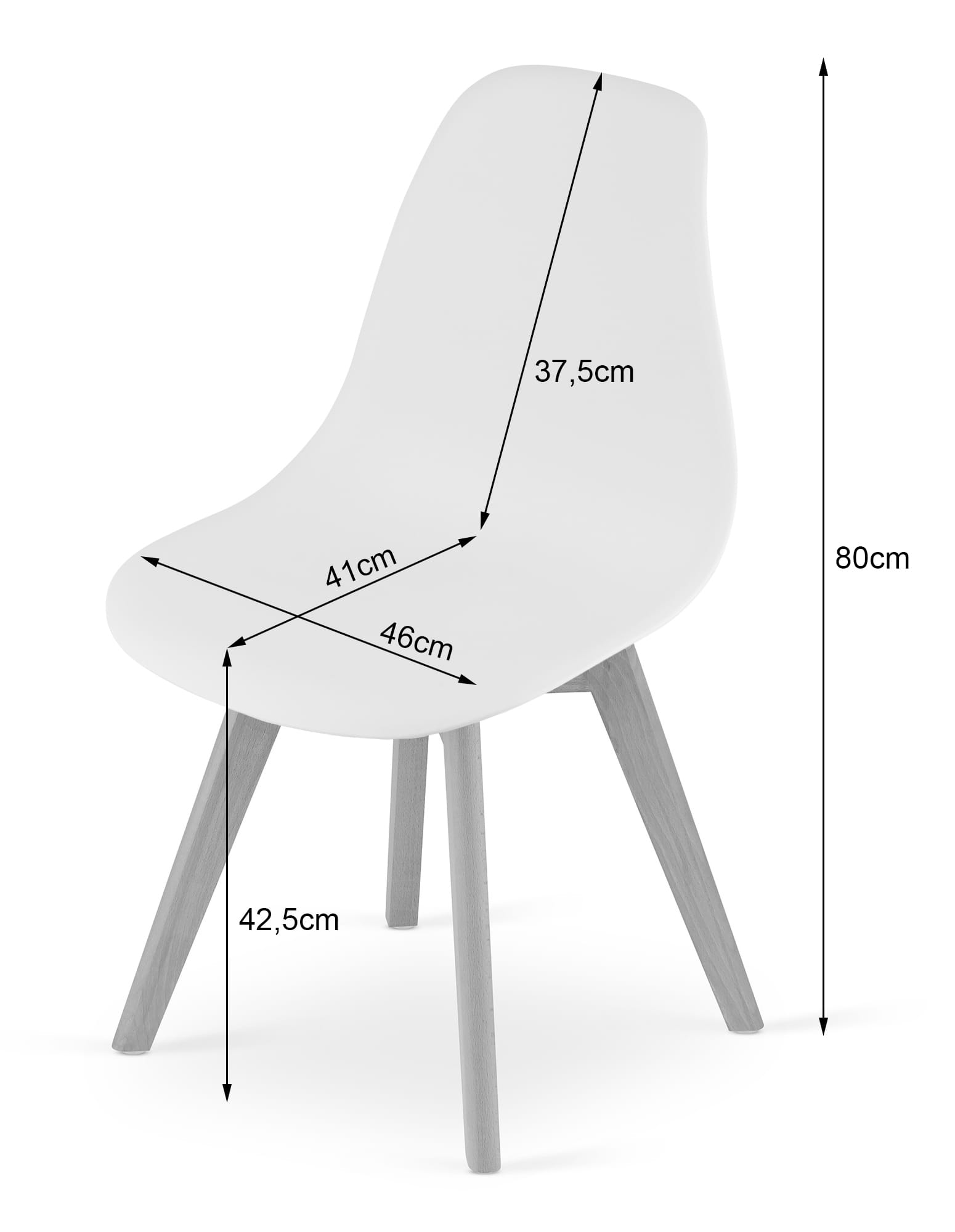 KITO Stuhl - weiß x #satz_1