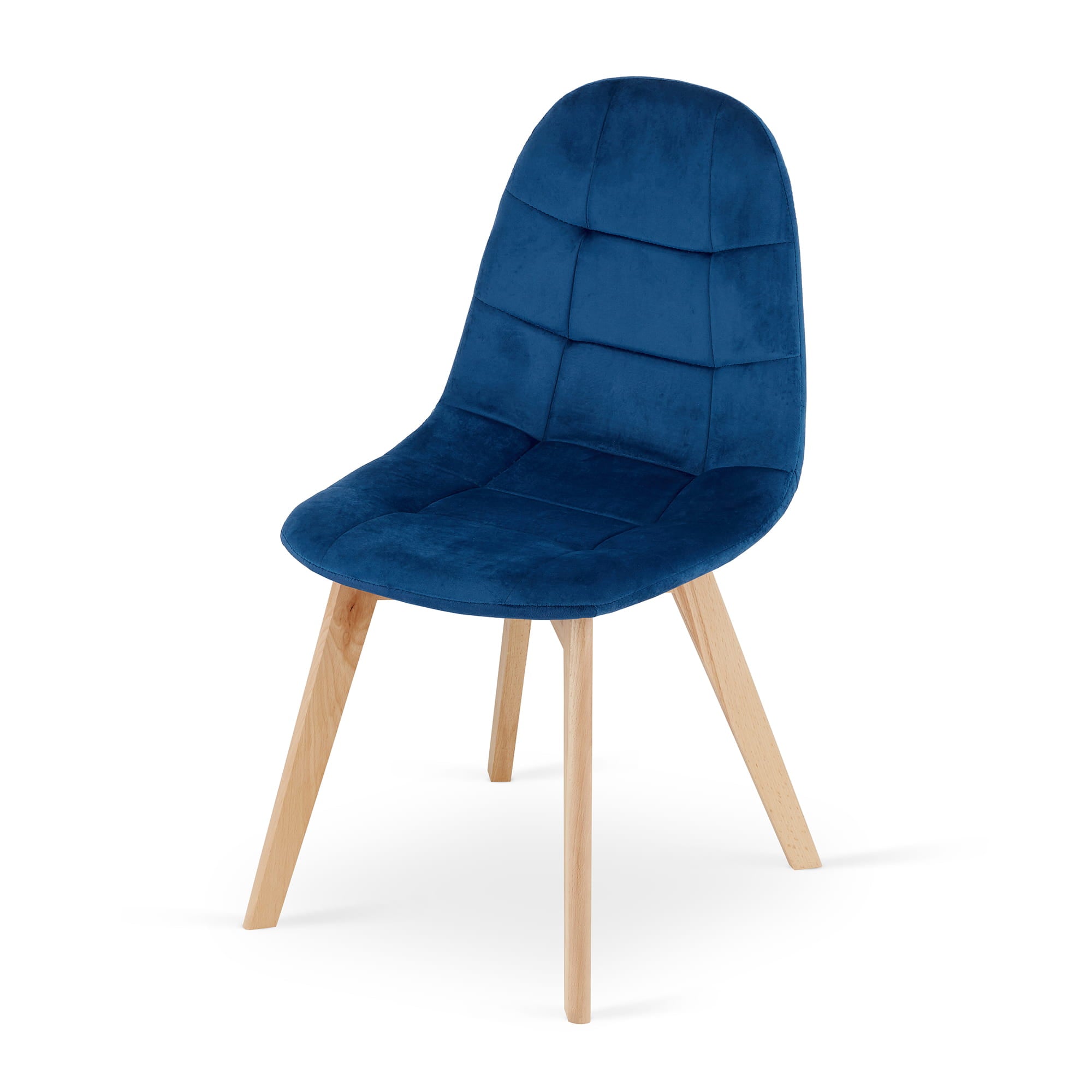 BORA Stuhl – Marineblauer Samt x #satz_4